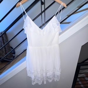 French Connection White lace dress